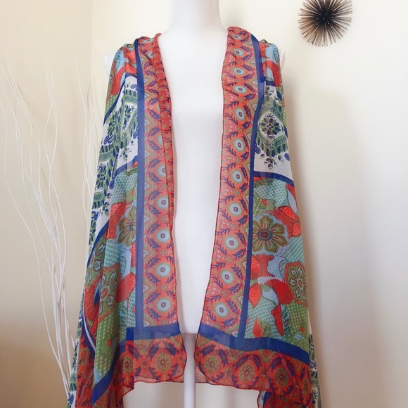 2 for $10 INC Drape-Front Printed Vest - Picture 2 of 5